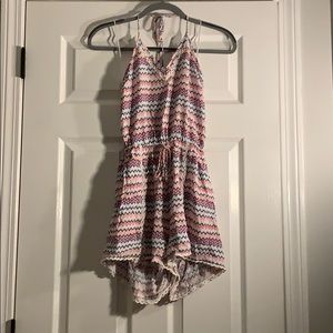 Hollister colorful romper.